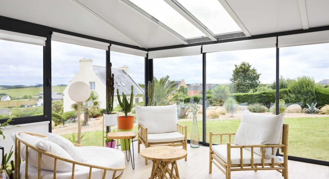 Véranda maison neuve Trecobat