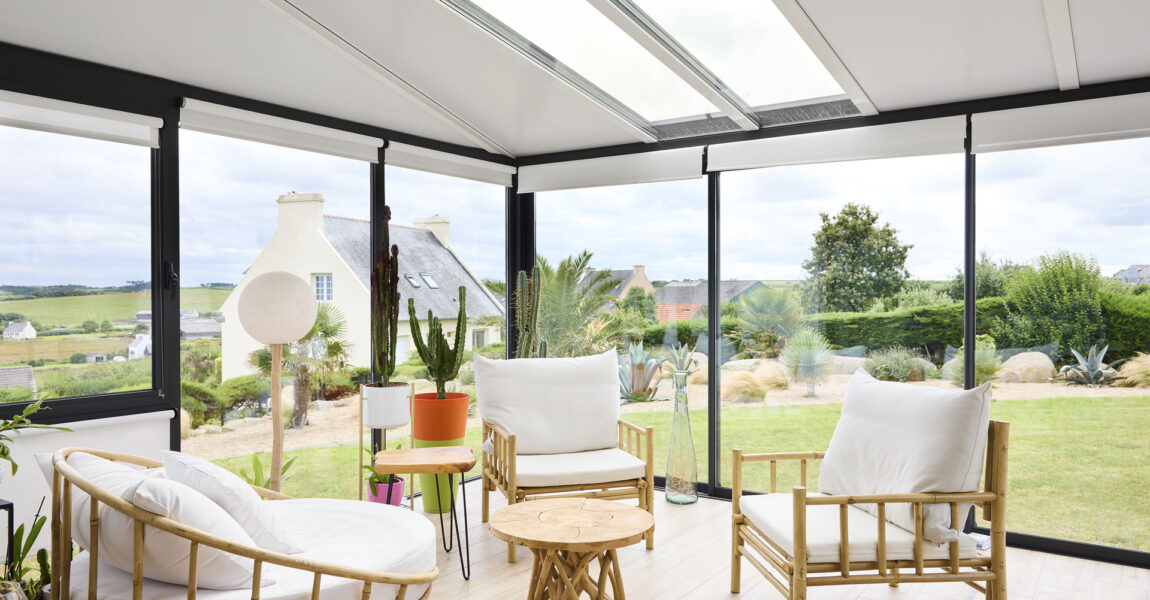 Véranda maison neuve Trecobat