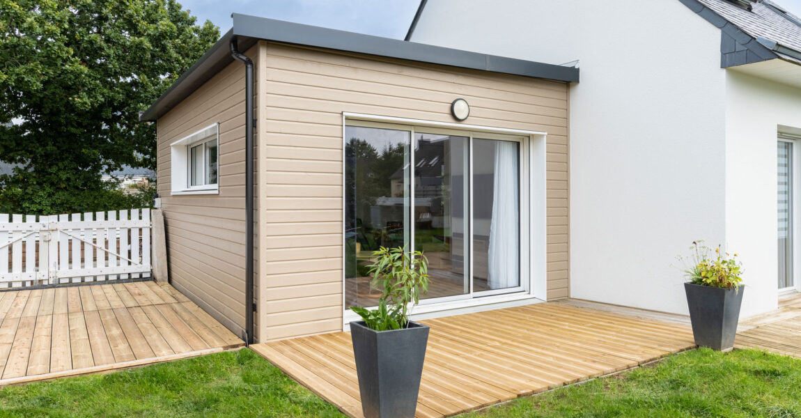 Extension maison traditonnelle Extenbois Brest