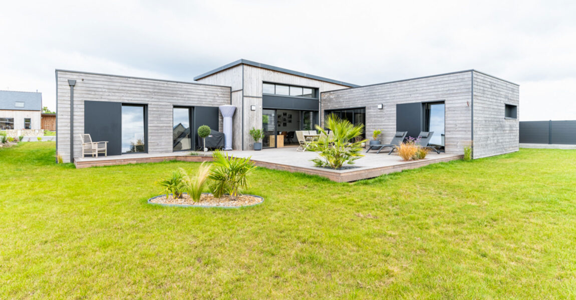 Maison bois plain pied Trecobois