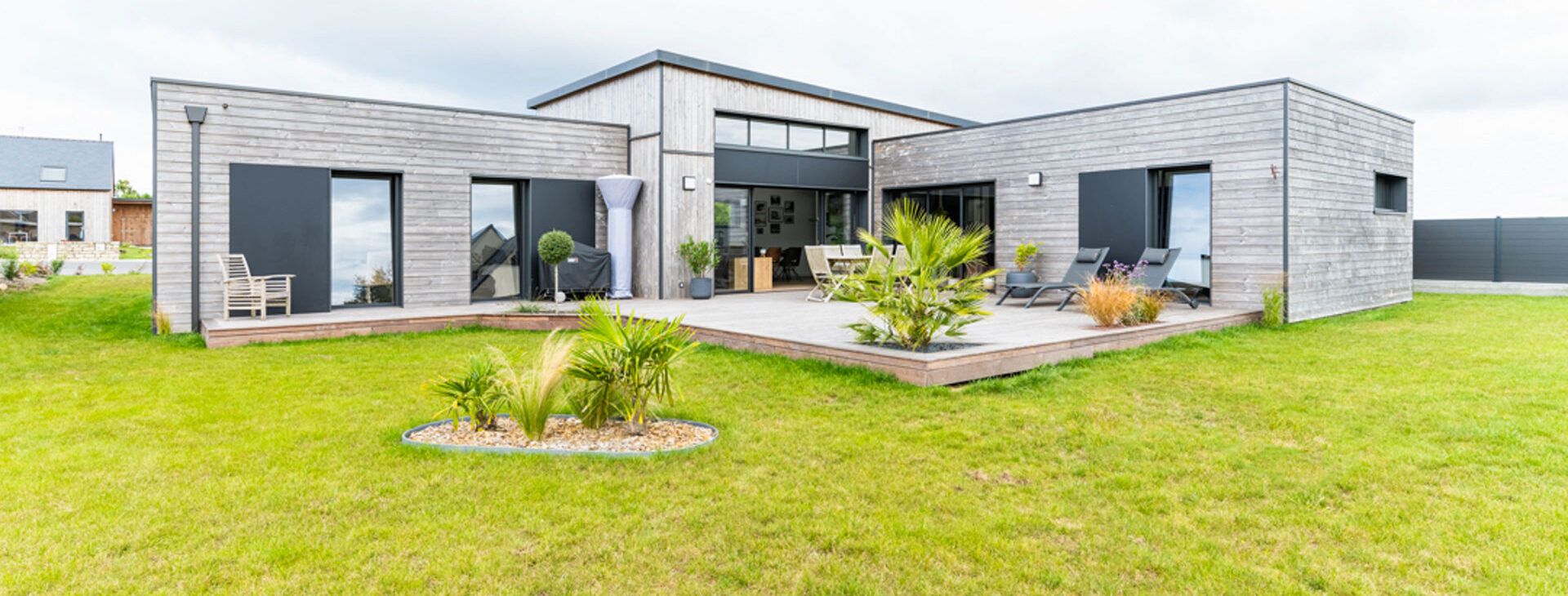 Maison bois plain pied Trecobois
