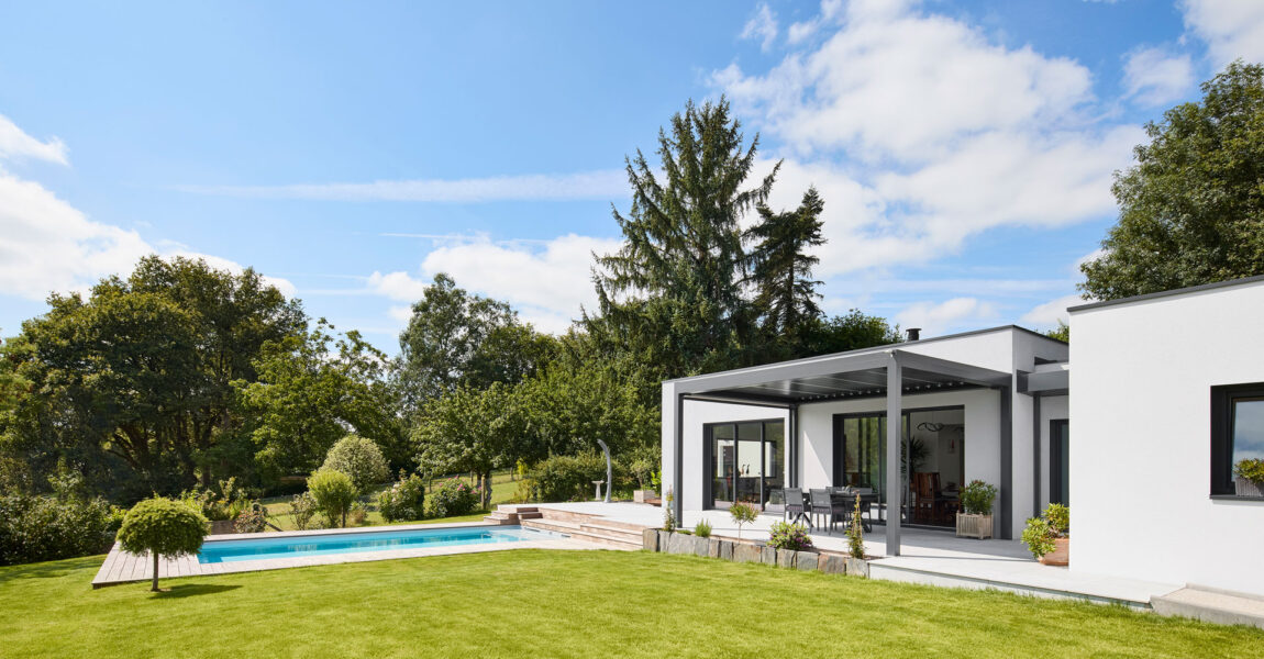 Maison neuve piscine Trecobat Vannes