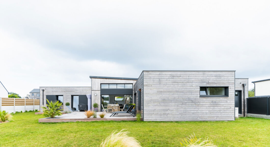 Maison plain pied bois Trecobois